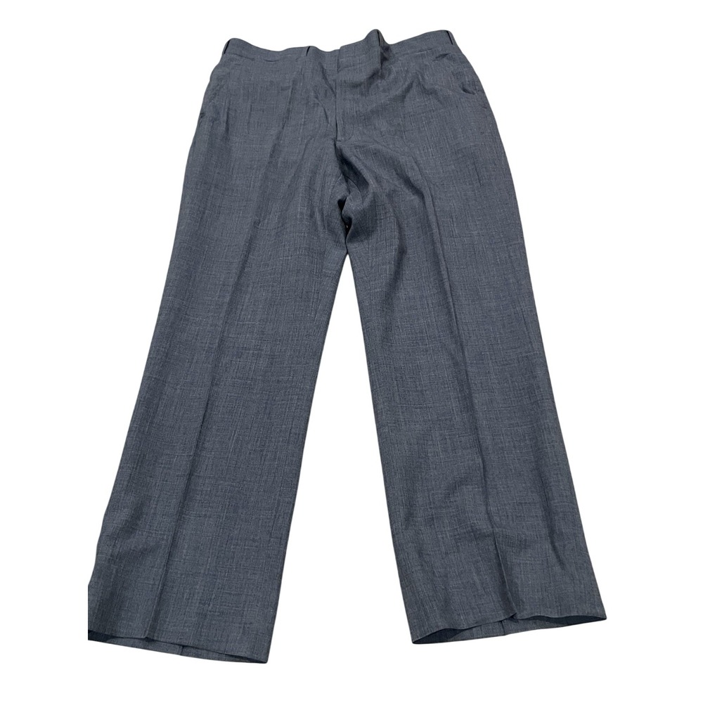 Men's Brooks Brothers 346 Wool Blue Dress Pants 34x30
